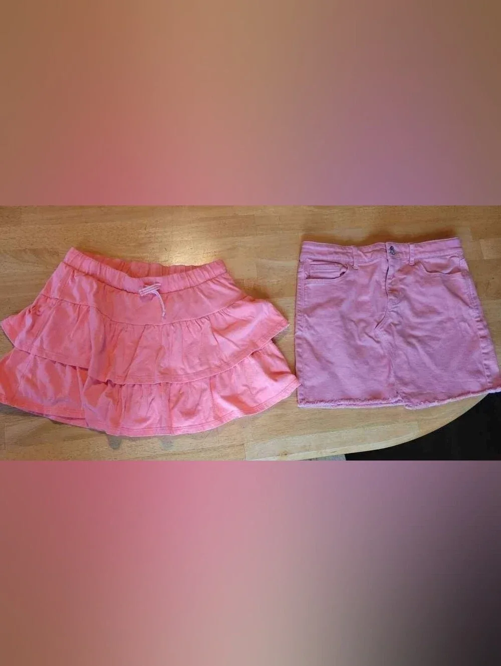 Girl's Pink Skirt and Skort Size 10/12
